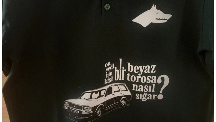 ‘Beyaz Toros’ tişörtü satışına suç duyurusu