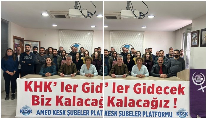 KESK Amed Şubeler Platformu eylemi 147. Haftasında