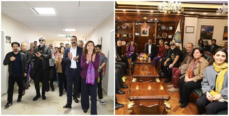 Eşbaşkanlar Diyarbakır’da Koma Amed grup üyelerini ağırladı