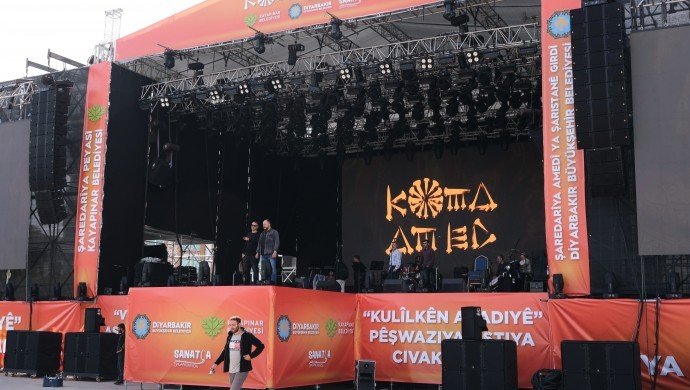 Koma Amed konseri için hazırlıklar tamamlandı